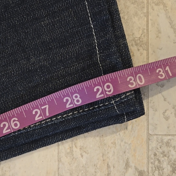 Miss Me Jeans Size 30 x 30 Denim Dark Boot Cut Rhinestone Pockets - Picture 10 of 16